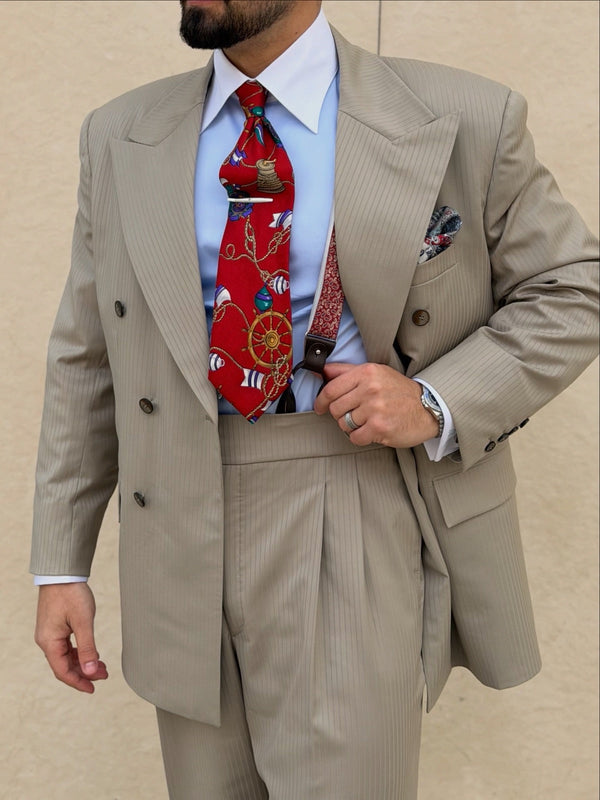Cravată mătase nautical DRAPE