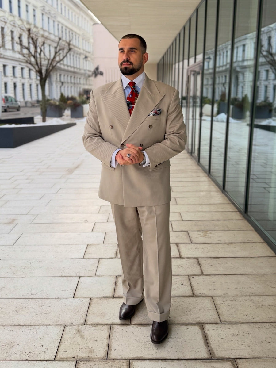 Cămașă in alb natural DRAPE — Cantarelli