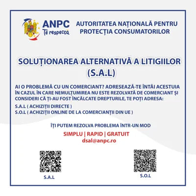ANPC SAL — Soluționarea Alternativă a Litigiilor